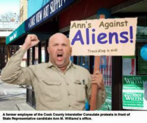 Space Aliens Vow To Defeat 11Th District Illinois House Candidate