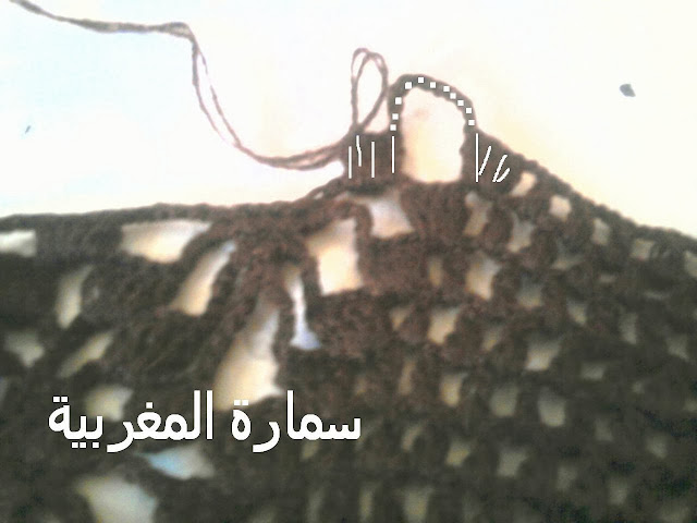 ورشة شال بغرزة العنكبوت لعيون الغالية سلمى سعيد Photo6952