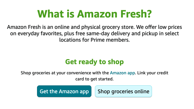Amazon Grocery Delivery