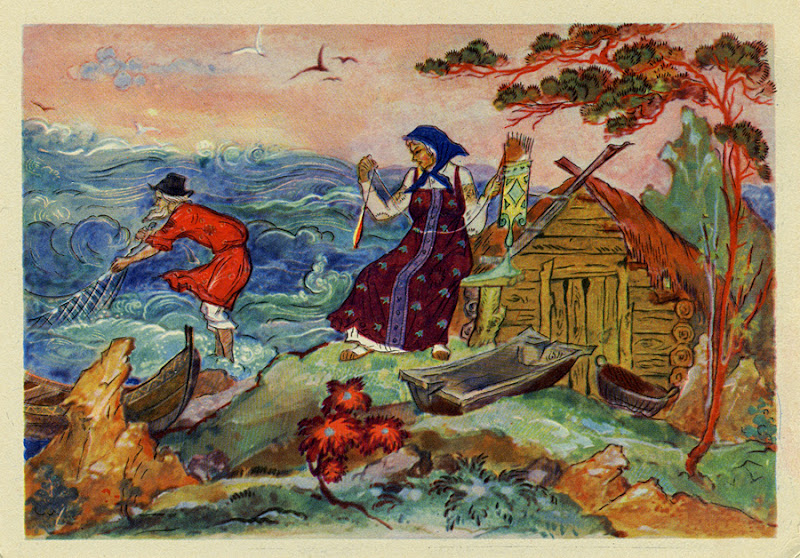 Иллюстрации к сказкам пушкина картинки