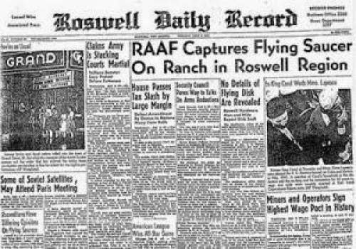 The Roswell Daily Record Headlined The Story