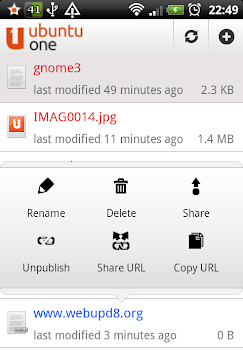 Ubuntu One Files Android App
