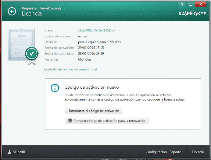 Descargar Kaspersky Internet Security 2014 con licencia 