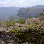 View from mossy rock landing on Mt Hay (40686)
