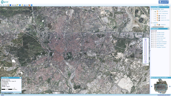 Ortofoto verdadera de alta resolución de la Ciudad de Madrid