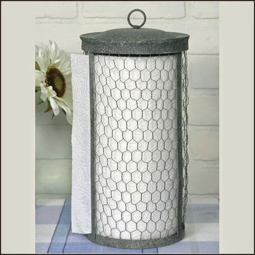  Chicken Wire Paper Towel Holder