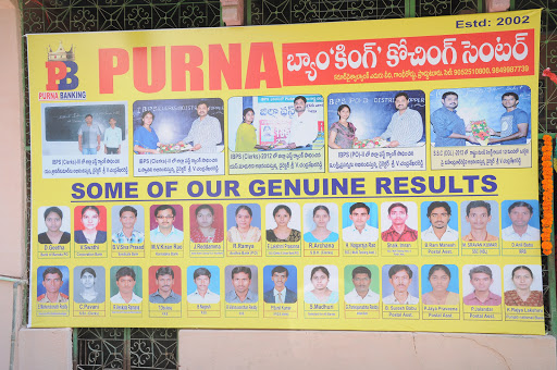 PURNA INSTITUTE, Sreeramula Pet,Beside State Bank Of Hyderabad,Opp.KVB ,, Gandhi Road, Proddatur, Andhra Pradesh 516360, India, Training_Centre, state AP