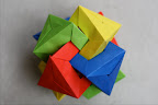 Four Triangular Prisms by Daniel Kwan Instructions: http://www.flickr.com/photos/8303956@N08/sets/72157600536875252/