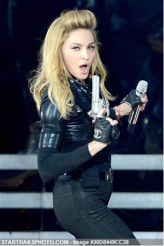 DIARY OF A CLOTHESHORSE: #MDNA TOUR - Madonna Wears J Brand