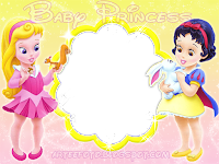 Molduras grátis png Princesas-Baby-2