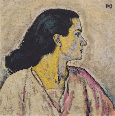Koloman Moser - Portrait of a Woman in Profile, 1912
