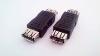 Adaptor USB-A female to USB-A female