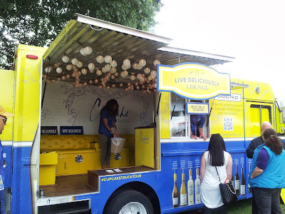 Cupcake Vineyards had a tasting truck (offering samples of a few of their Cupcake whites and reds) and Live Deliciously lounge. I need to name my house this. At Bite of Oregon 2013