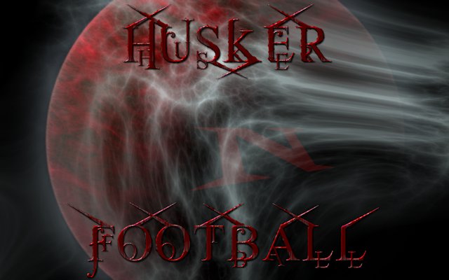 Nebraska Cornhuskers Husker Football Blood Moon
