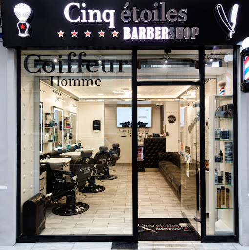 Cinq étoiles Coiffeur Barber Shop logo