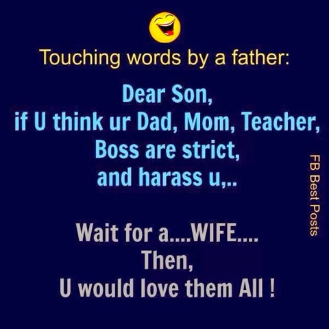 Father advise to son on Wife !! whatsapp 