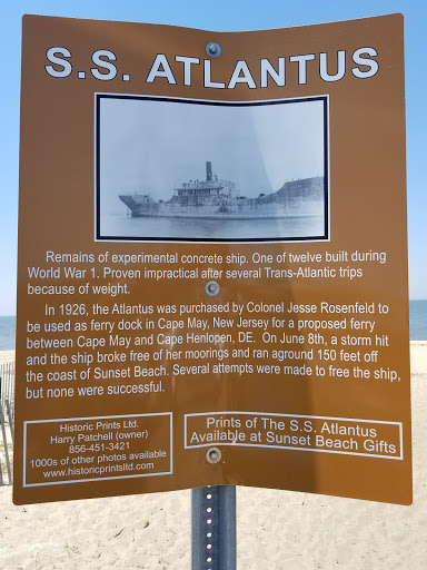 Historical Landmark «Wreck of the SS Atlantus», reviews and photos, Sunset Blvd, Cape May, NJ 08204, USA