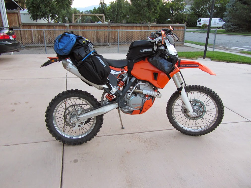 2018 ktm 500 exc luggage rack
