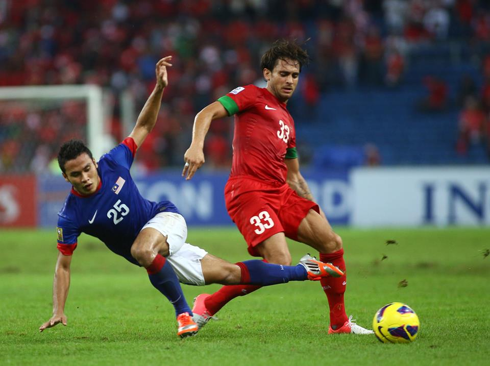 Gambar Perlawanan Malaysia Vs Indonesia  Piala AFF Suzuki 2012