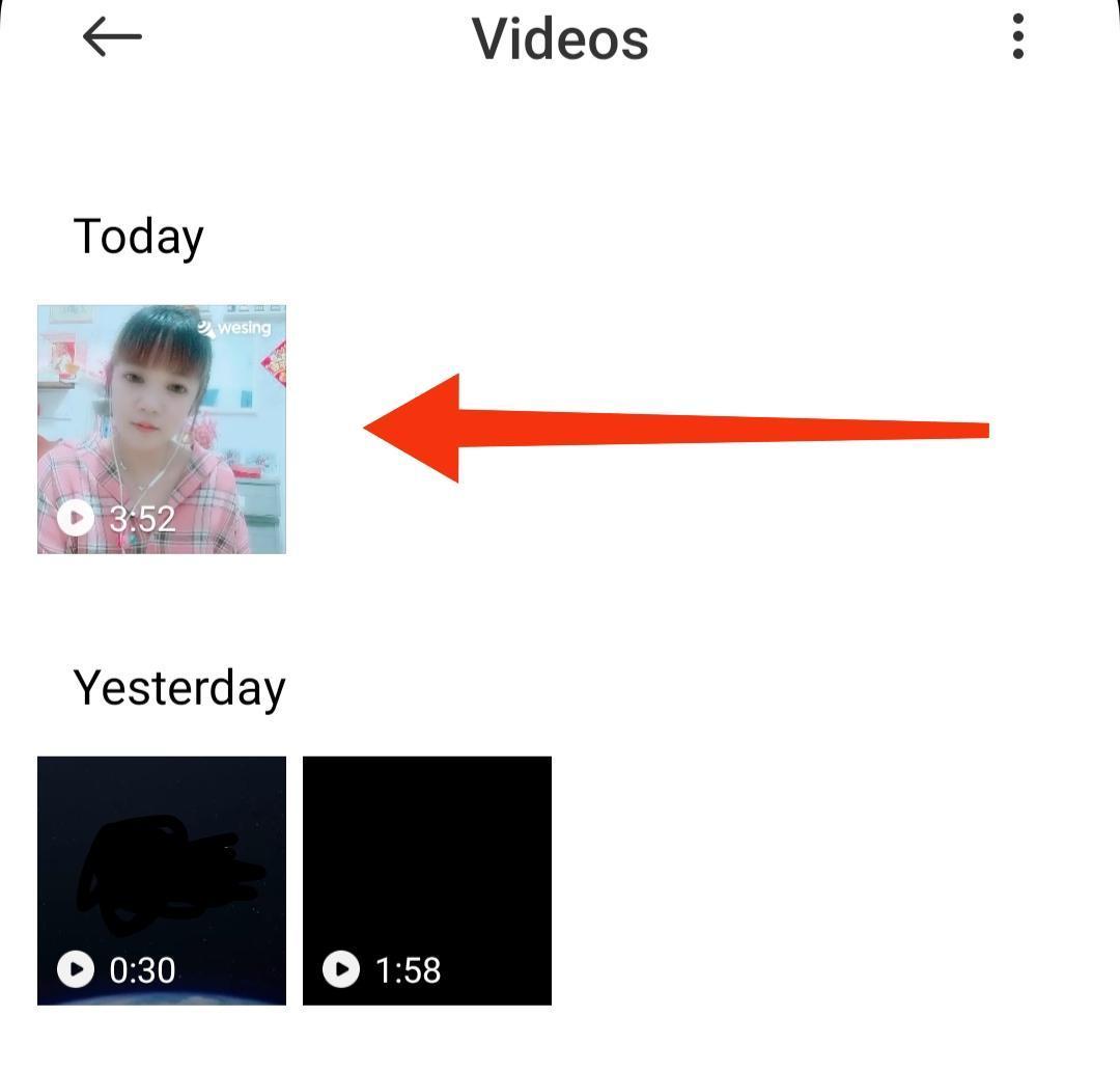  you can download a WeSing video to your phone