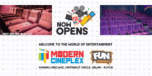 Modern Cineplex, Chitrakut Circle, Vaishali Enclave, Anjar, Gujarat 370110, India, Cinema, state GJ