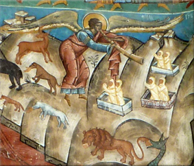 Secuencias del ''Juicio Final'' - Mănăstirea Voroneţ