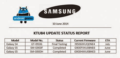 小幅更新  Samsung S4/S5將升Andorid 4.4.3 