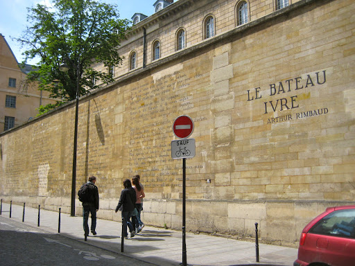 Mur Le Bateau Ivre Rimbaud