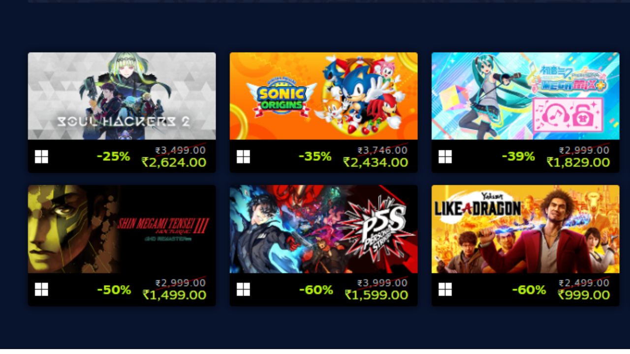 Steam Sega MegaMix Sale