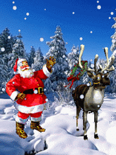 kultna predbožićna thema - Page 24 Djed-Mraz-vas-pozdravlja-a-sob-Rudolph-vrti-Bozicni-vijenac-download-besplatne-bozicne-animacije-za-mobitele-240-x-320