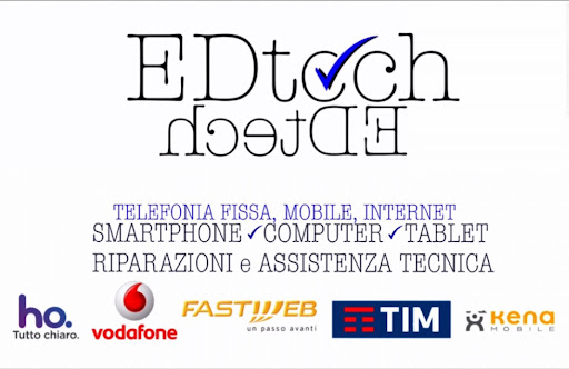 EDTECH CENTRO TIM -FASTWEB -VODAFONE -SKY -HO -KENA e Riparazioni e Assistenza Telefonia e Informatica logo