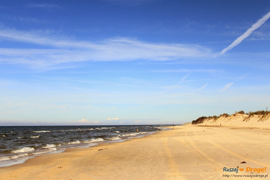 Morze Bałtyckie - plaża w Czołpinie