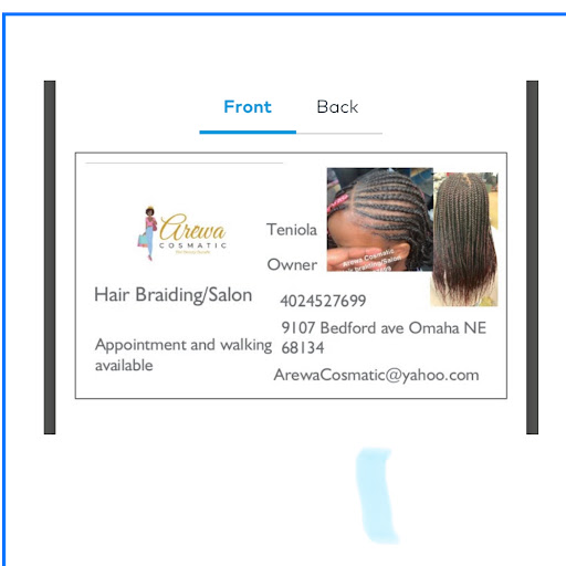 Arewa Cosmatic Hair Braiding/Salon logo