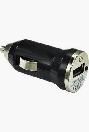  Huawei U8800 Impulse 4G USB Mini Car Charger Adapter - Black (Package include a HandHelditems Sketch Stylus Pen)