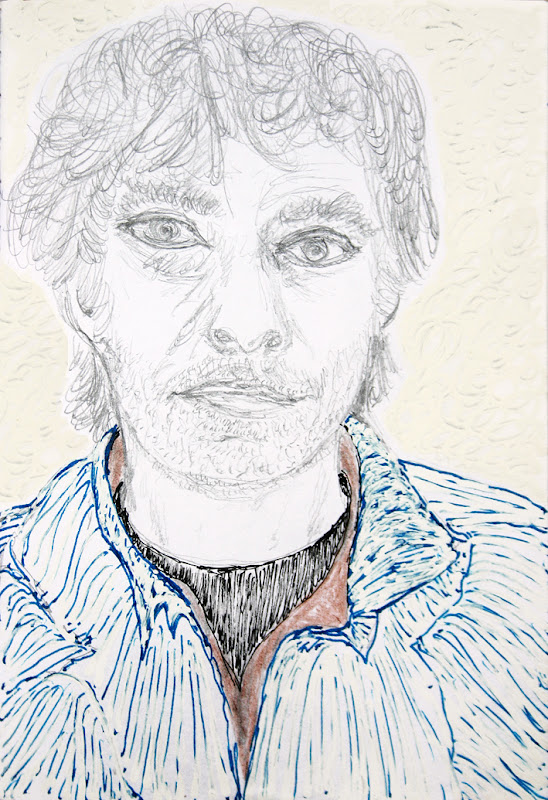 self-portrait with artist eyes, frank waaldijk