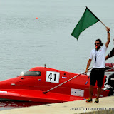 BRASILIA-BRA-Nicklas Friberg of Team Azerbaijan at UIM F4 H2O Grand Prix of Brazil in Paranoà Lake, June 1-2, 2013. Picture by Vittorio Ubertone/Idea Marketing.