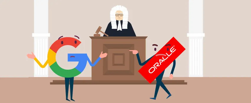 Google and Oracle are people in the court.