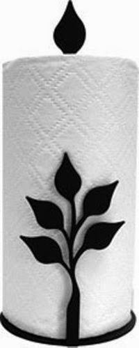 Wrought Iron Counter Top Leaf Paper Towel Holder