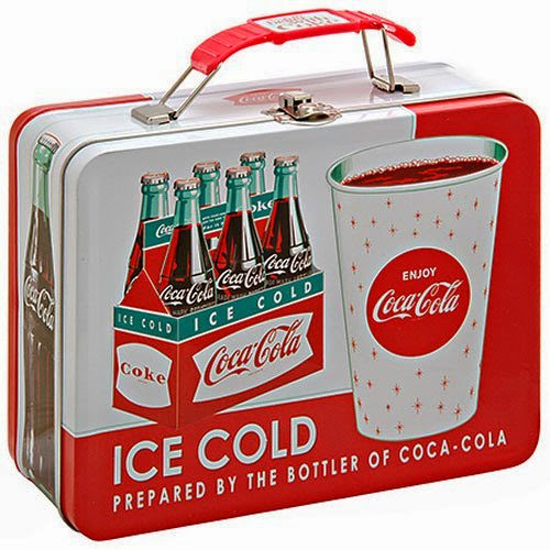 Coca-Cola Ice Cold Embossed Metal Lunch Box (Ice Cold)