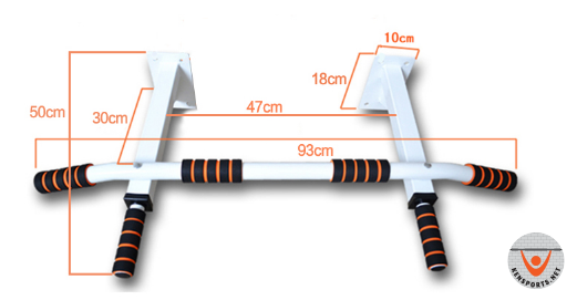 Xà đơn khoan tường chịu được trọng lượng ít nhất 130kg