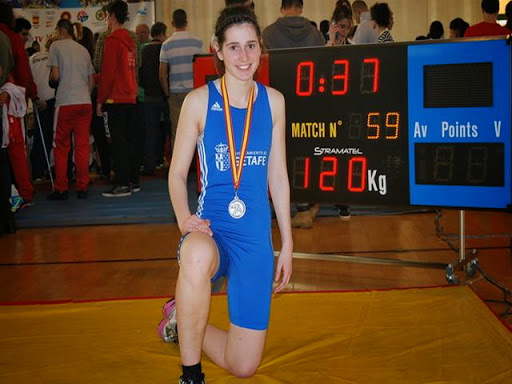 La getafense Amanda Blanco consigue la medalla de plata en el Campeonato de España Junior de Lucha Libre