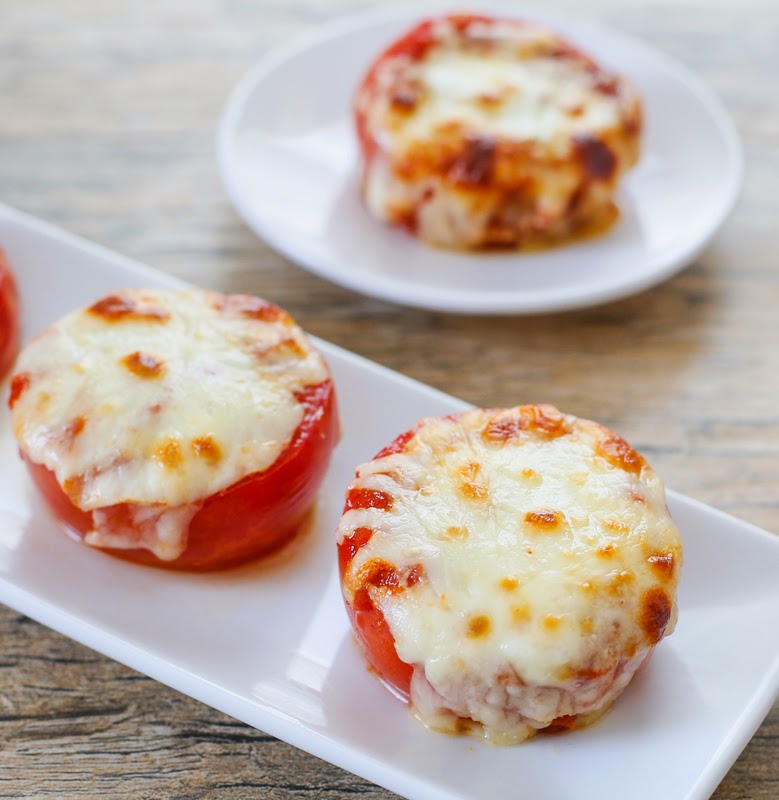 photo of stuffed Tomatoes on a plate