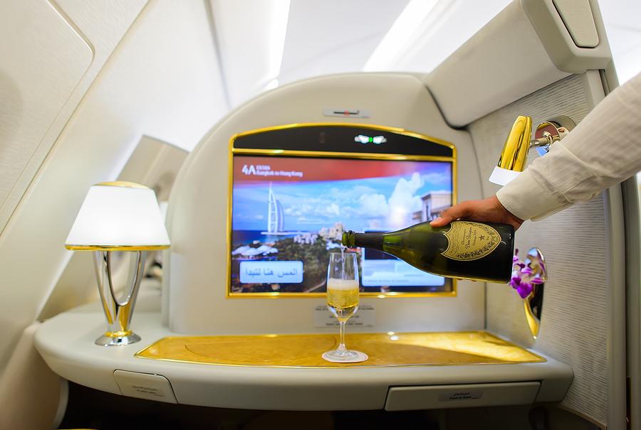 The Airlines That Serve the Best Champagne