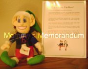 Elfing Around: Elf with "I'm Here" Letter