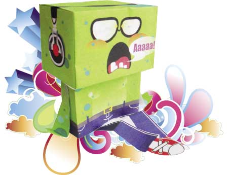 Ranipitis Cantantus Paper Toy