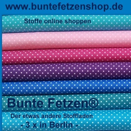 Stoffhandel & Nähschule "Bunte Fetzen"® 2x in Berlin logo
