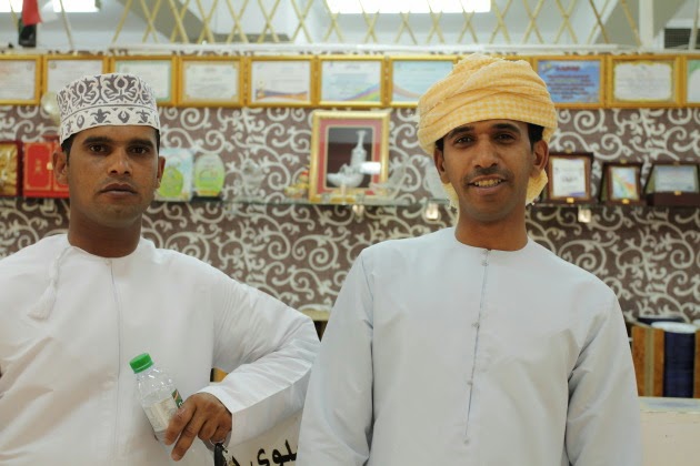 Omani men at Nizwa who wanted to get photographed