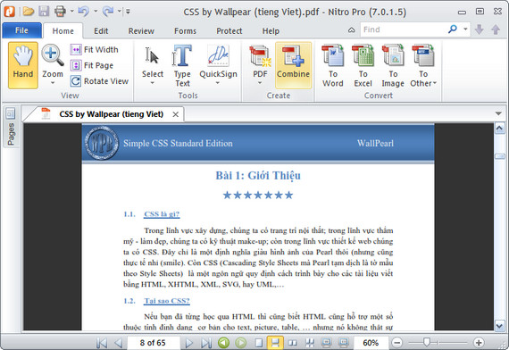 Chuyển đổi file PDF tiếng Việt sang Word