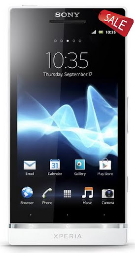 Sony Xperia S LT26i-WH Unlocked Phone with 12 MP Camera, Android 2.3 OS, Dual-Core Processor, and 4.3-Inch Touchscreen--U.S. Warranty (White)