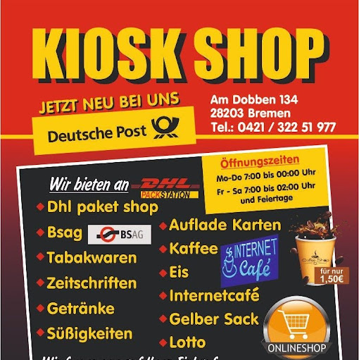 Kiosk Am Dobben, Deutsche Post Filiale 126 logo